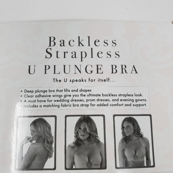NIB FASHION FORMS U Plunge Bra Backless Strapless - Picture 5 of 11